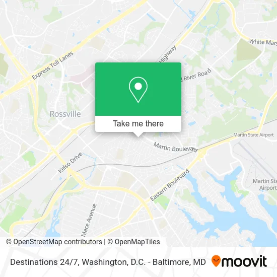 Destinations 24/7 map