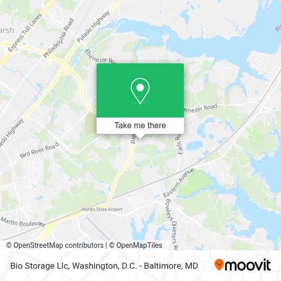 Bio Storage Llc map