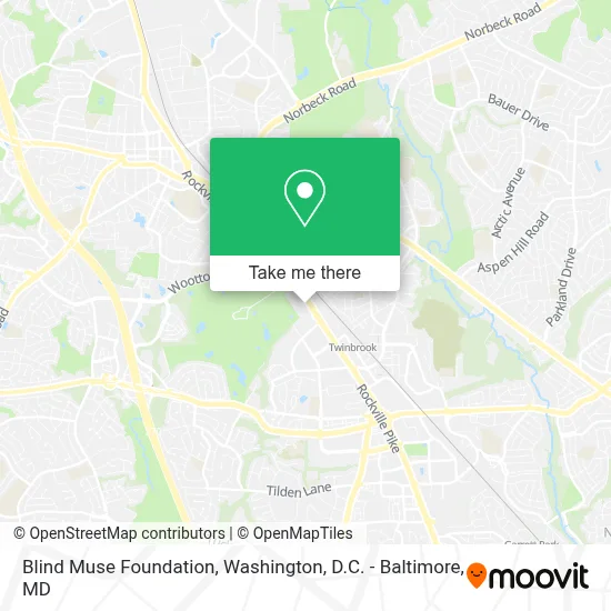Blind Muse Foundation map