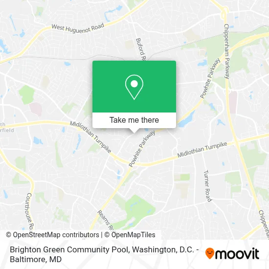 Brighton Green Community Pool map
