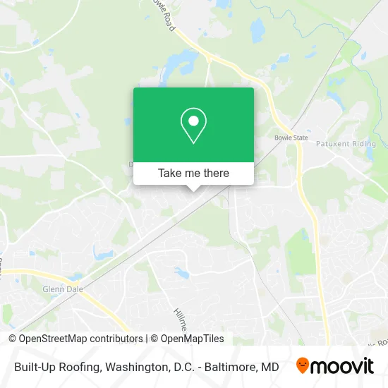 Built-Up Roofing map