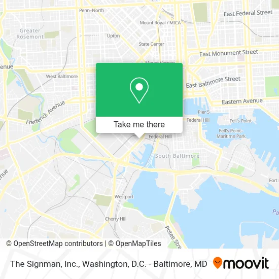 The Signman, Inc. map