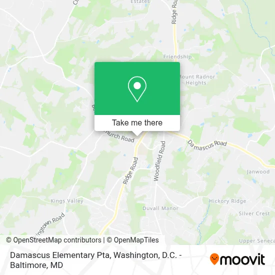 Damascus Elementary Pta map