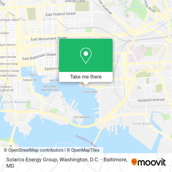 Solarco Energy Group map