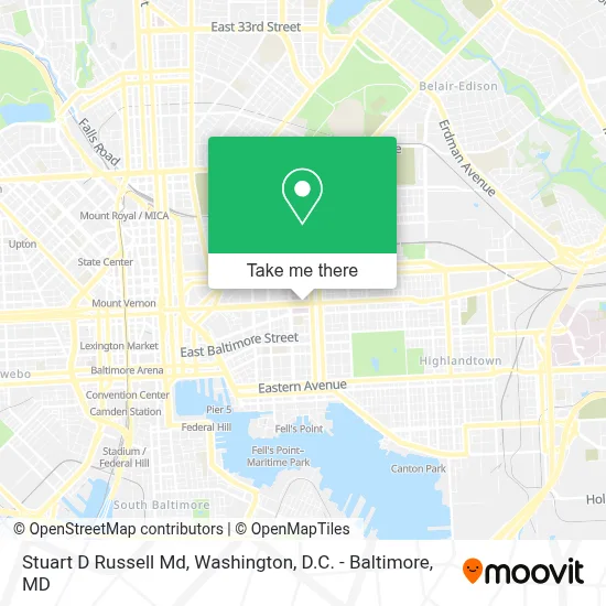 Stuart D Russell Md map