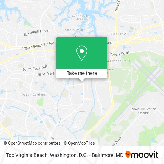 Tcc Virginia Beach map