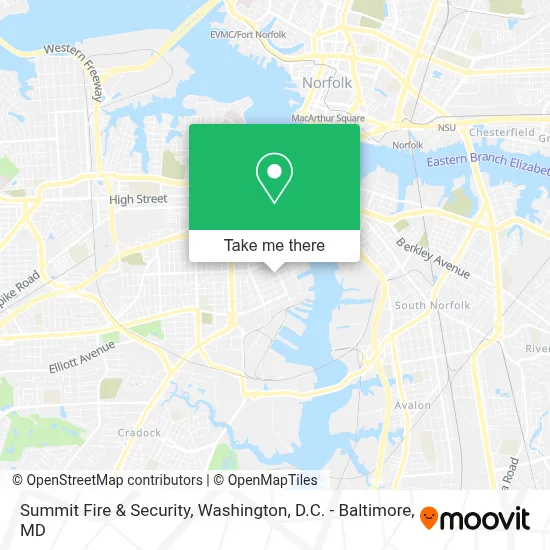 Summit Fire & Security map