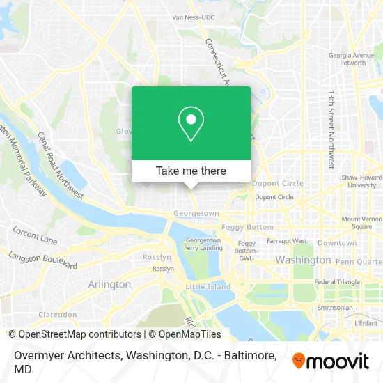 Overmyer Architects map
