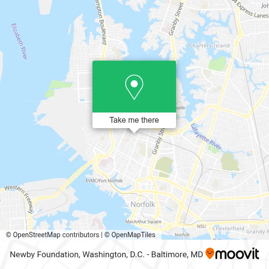Newby Foundation map
