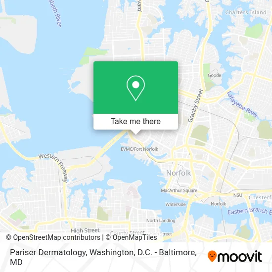 Pariser Dermatology map