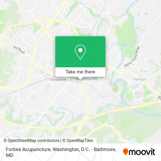 Forbes Acupuncture map