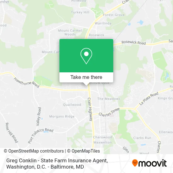 Greg Conklin - State Farm Insurance Agent map