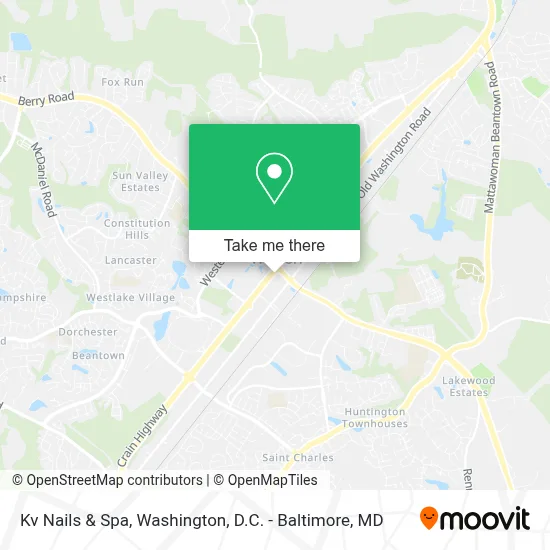 Kv Nails & Spa map