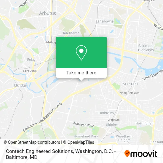Contech Engineered Solutions map