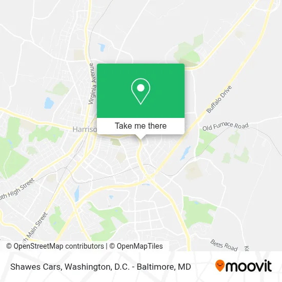 Shawes Cars map