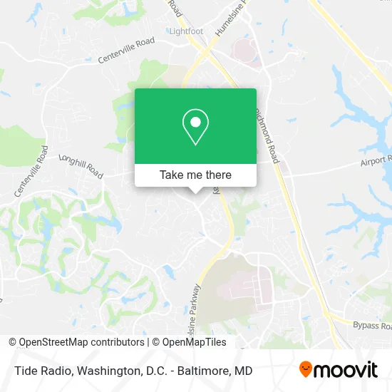 Tide Radio map