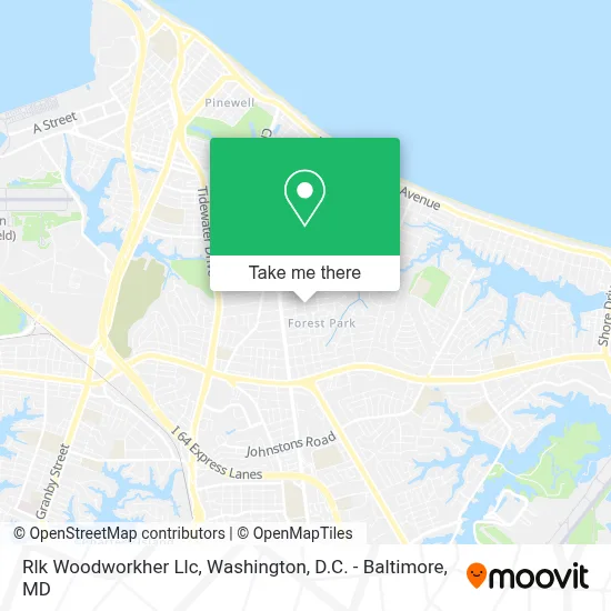 Rlk Woodworkher Llc map