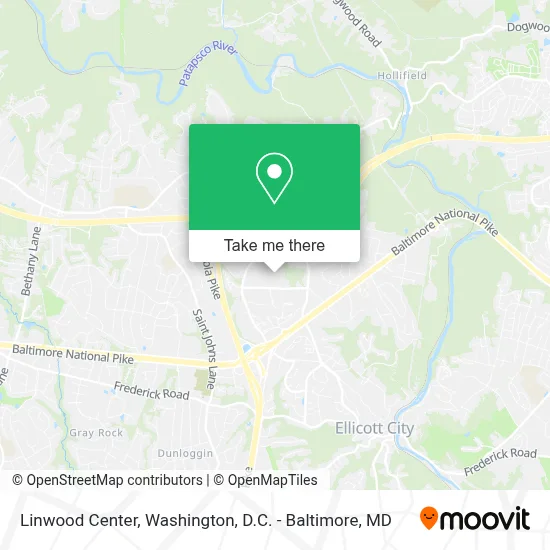 Linwood Center map
