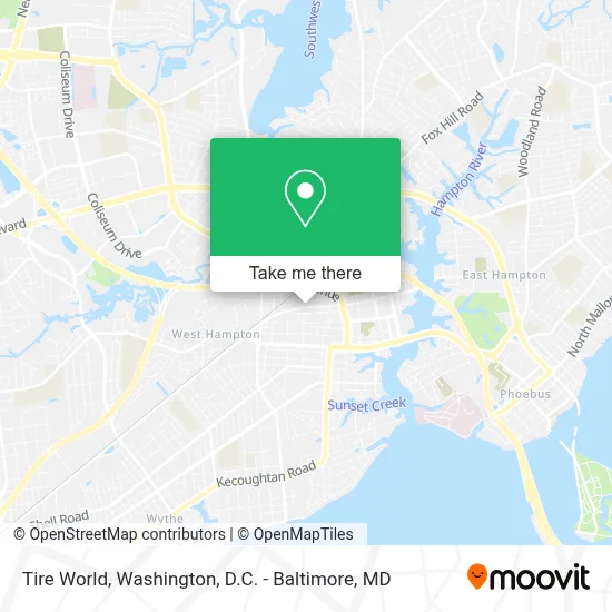 Tire World map