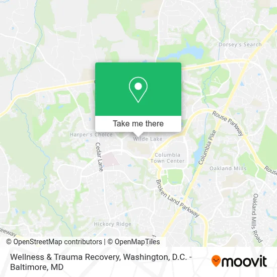 Wellness & Trauma Recovery map
