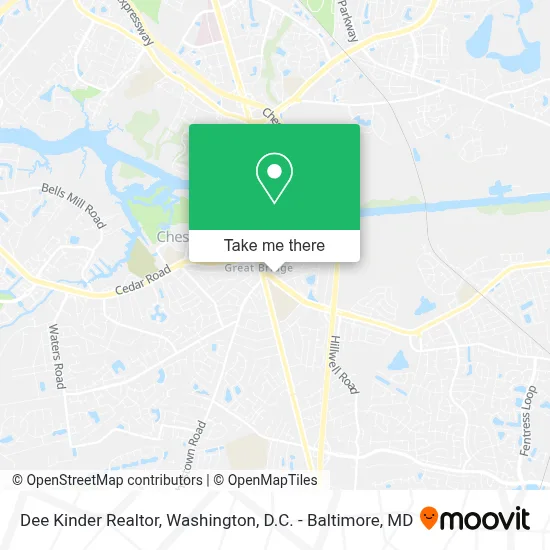 Dee Kinder Realtor map