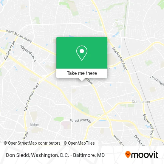 Don Sledd map