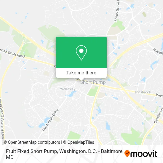 Fruit Fixed Short Pump map