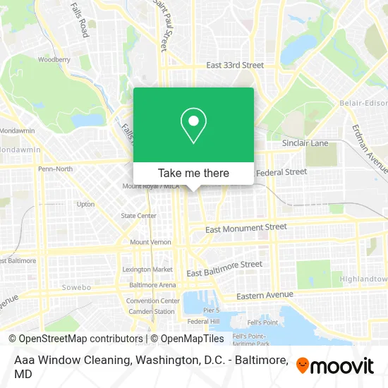 Aaa Window Cleaning map