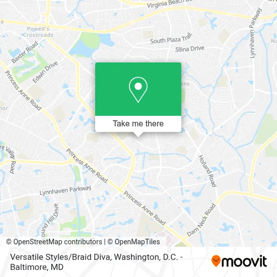 Versatile Styles/Braid Diva map