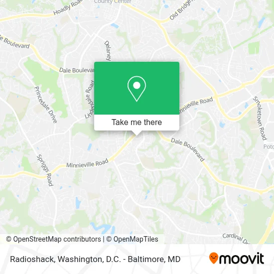 Radioshack map