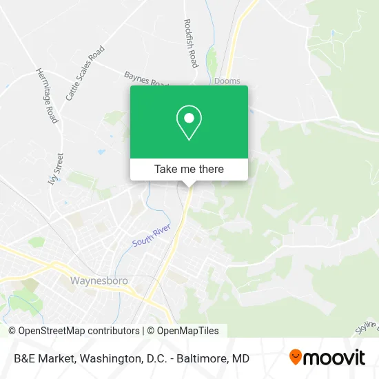 B&E Market map