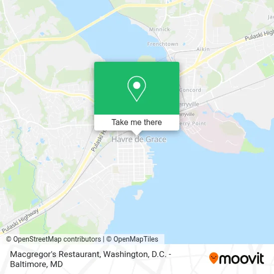 Macgregor's Restaurant map
