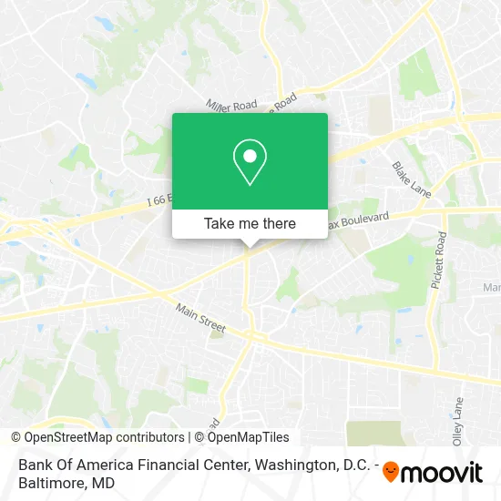 Bank Of America Financial Center map