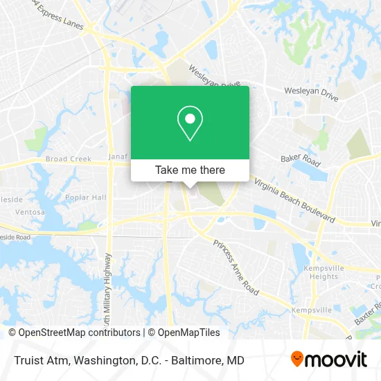 Truist Atm map
