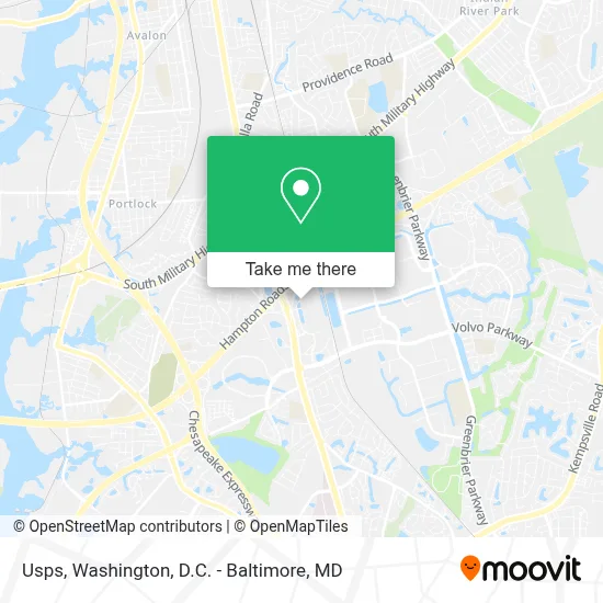 Usps map