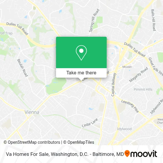 Va Homes For Sale map