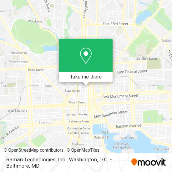 Raman Technologies, Inc. map