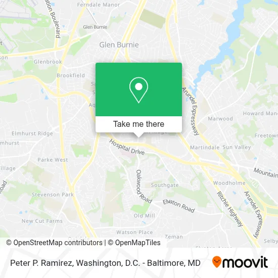 Peter P. Ramirez map