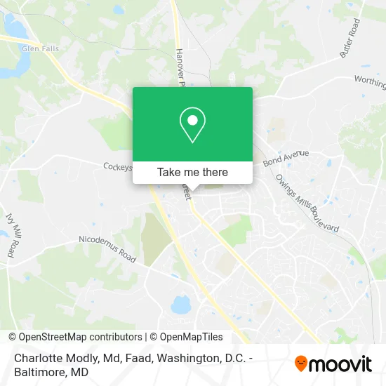 Charlotte Modly, Md, Faad map