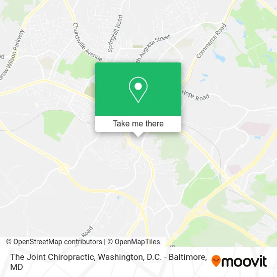 The Joint Chiropractic map