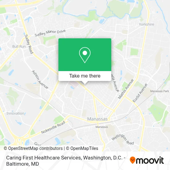 Caring First Healthcare Services map