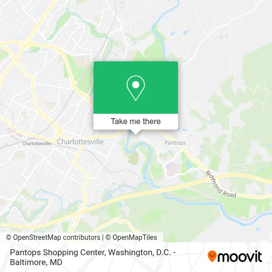 Pantops Shopping Center map