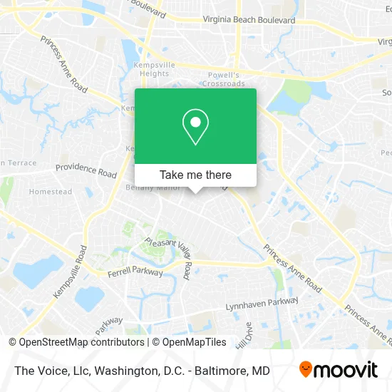 The Voice, Llc map