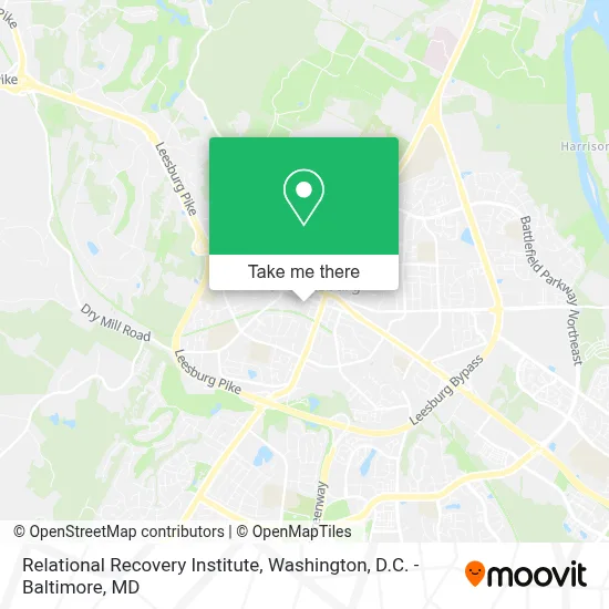 Relational Recovery Institute map