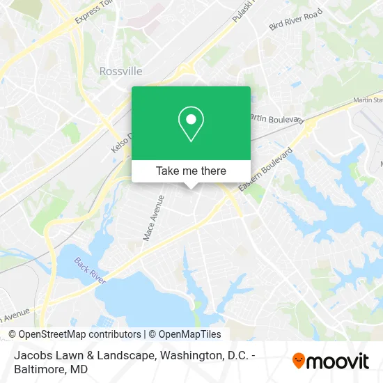 Jacobs Lawn & Landscape map