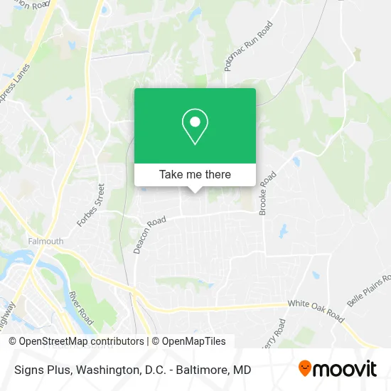 Signs Plus map