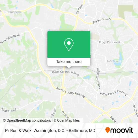 Pr Run & Walk map