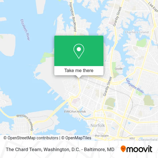 The Chard Team map