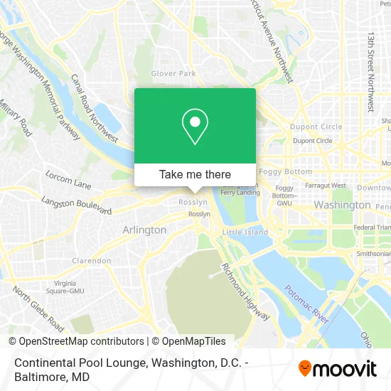 Continental Pool Lounge map