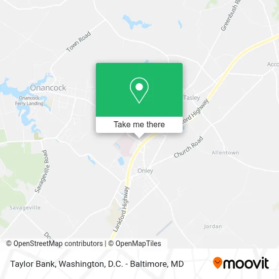 Taylor Bank map